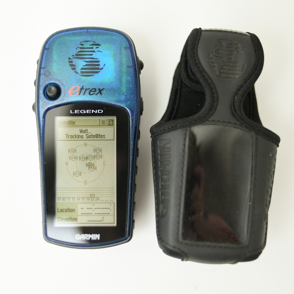 GARMIN eTREX LEGEND H GPS Blue Handheld Rugged High Sensitivity Hiking TESTED
